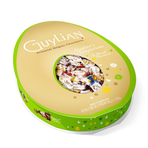 Caixa em Formato de Ovo Recheada de Chocolates Sortidos Guylian 96g