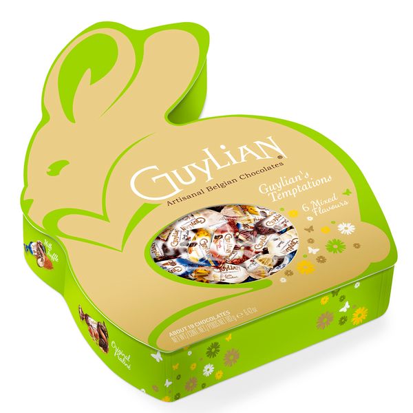Caixa em Formato de Coelho Recheada de Chocolates Sortidos Guylian 182g