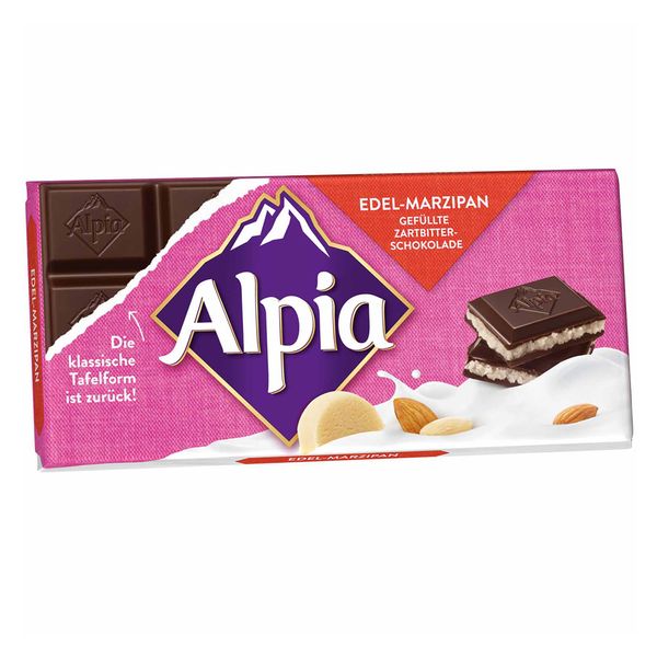 Chocolate Amargo Marzipan Alpia 100g