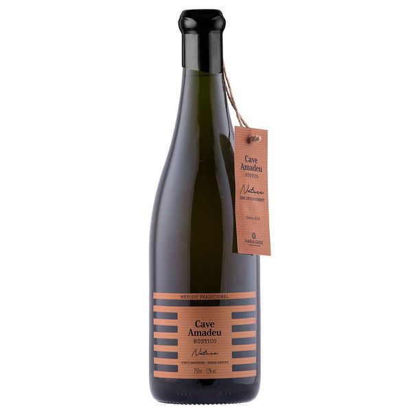 Espumante Cave Amadeu Rustico Nature 750ml