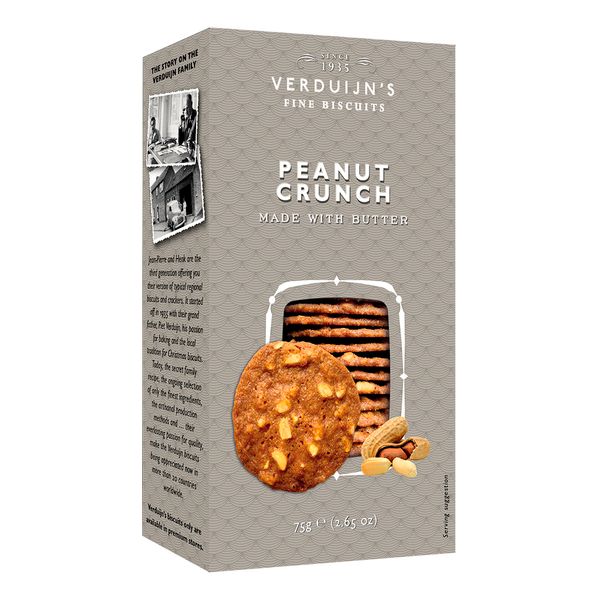 Wafer Amanteigado com Amendoim Caramelizado Verduijn's 75g