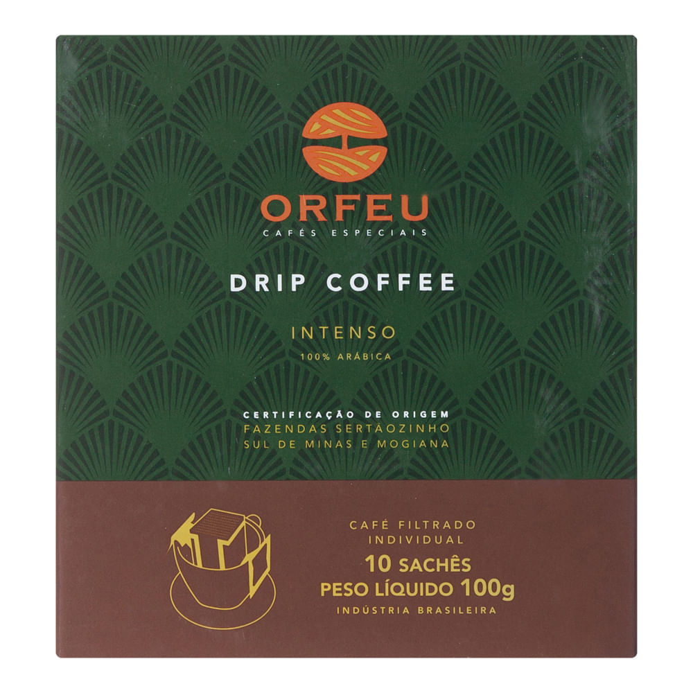 Café Orfeu Drip Coffee Intenso 100g 