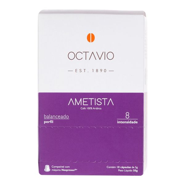 Café em Cápsulas Octávio Ametista 10 Unidades