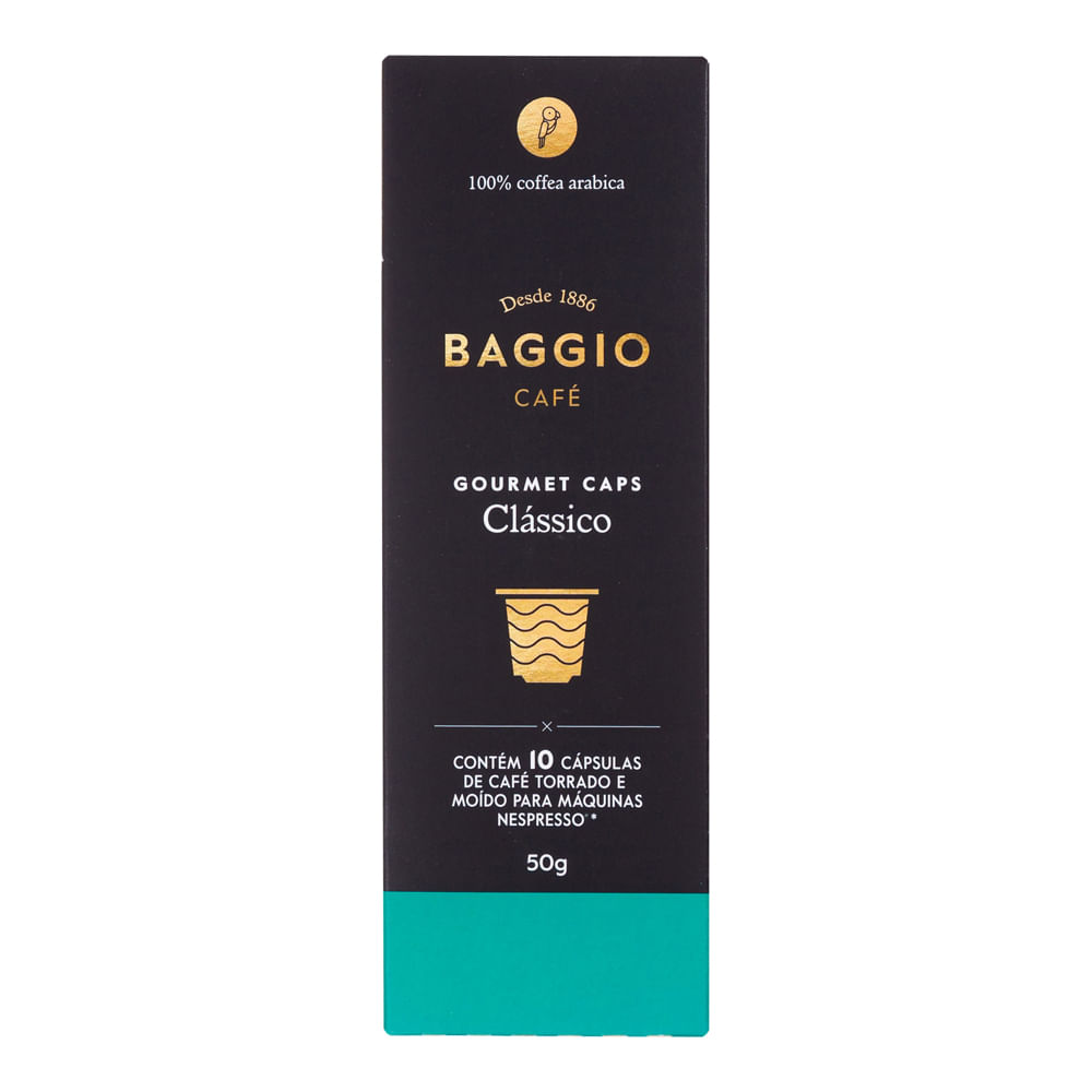 Café Gourmet Clássico Baggio 10 Cápsulas