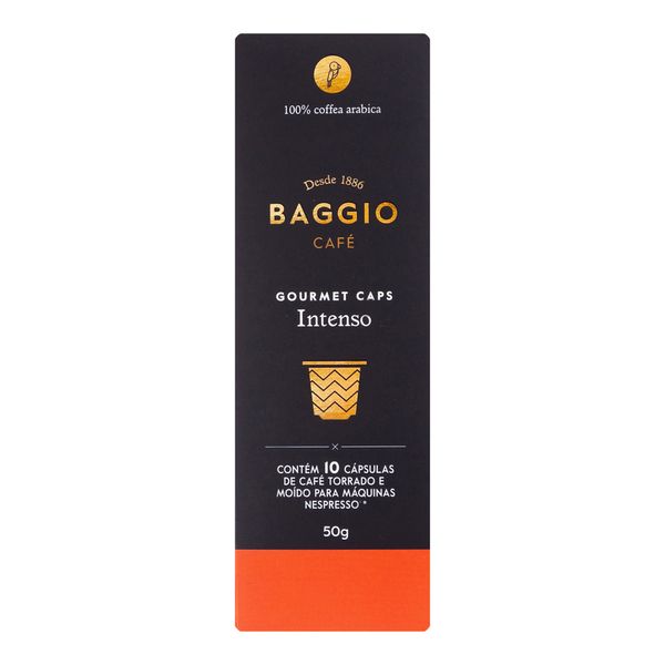 Café Gourmet Intenso Baggio 10 Cápsulas