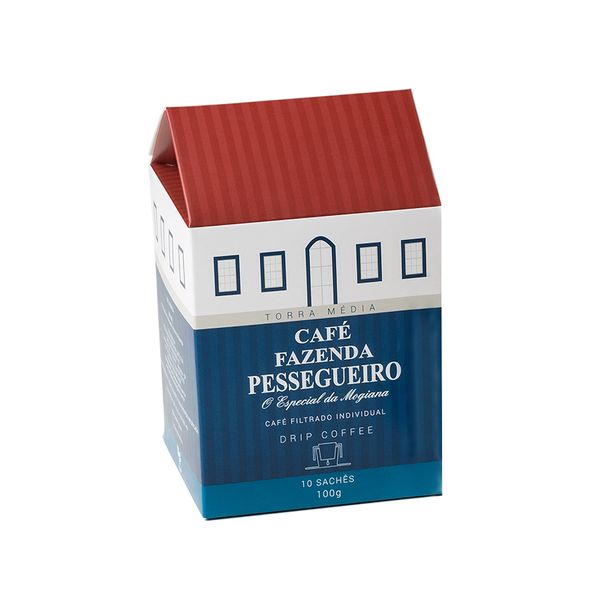 Café Fazenda Pessegueiro Drip Coffee 10 Sachês