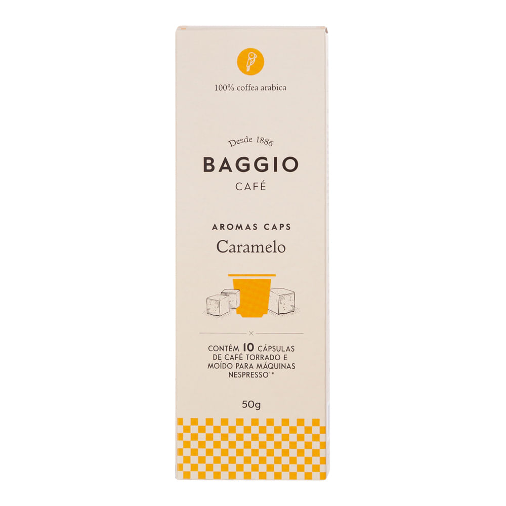Café Aromas Caramelo Baggio 10 Cápsulas