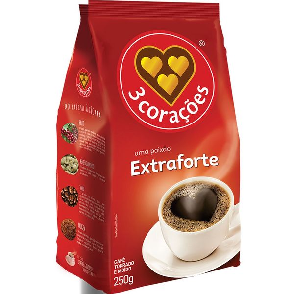 Café Moído Extra Forte 3Corações 250g
