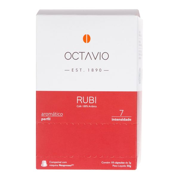 Café em Cápsulas Octávio Suave 10 Unidades