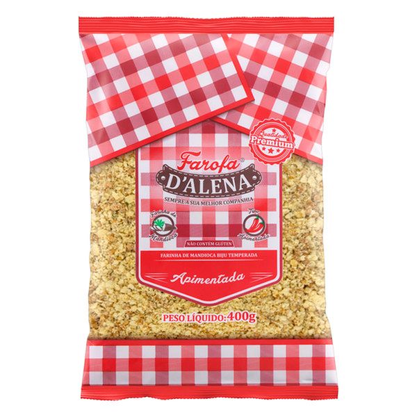 Farofa de Mandioca Apimentada D’Alena 400g