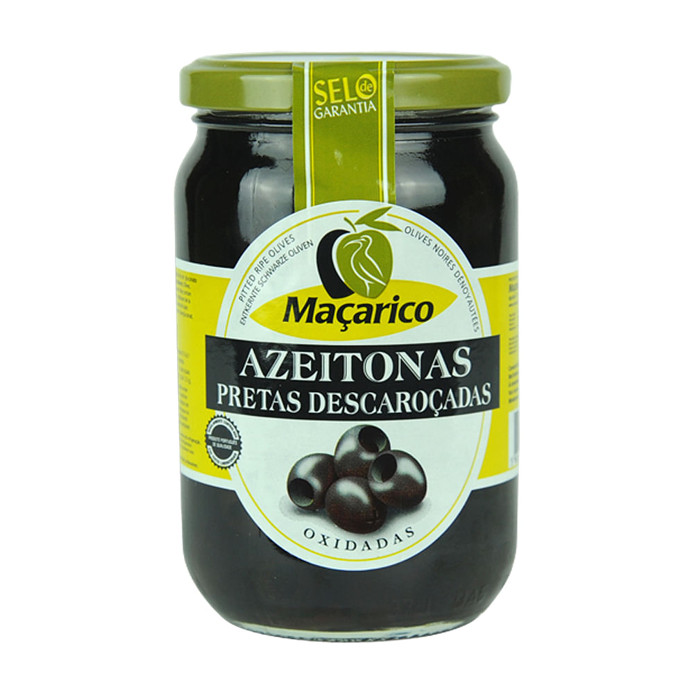 Azeitona Preta Sem Caroço Maçarico 345g - Casa Santa Luzia