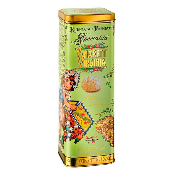 Biscoito Amanteigado Amaretti Macio Virginia 200g