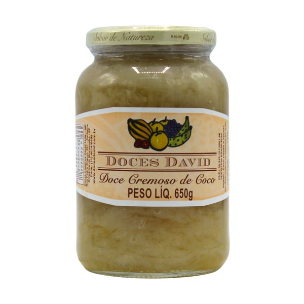Doce Cremoso de Coco Doces David 650g