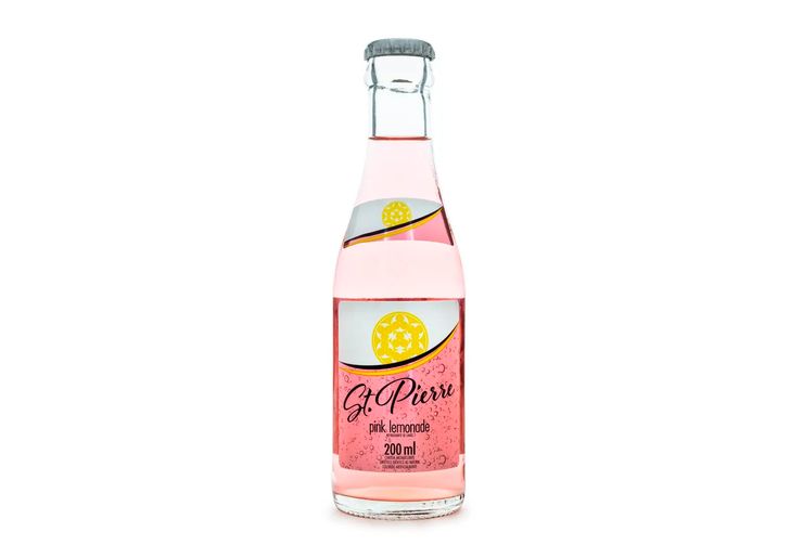 St Pierre Pink Lemonade Tem álcool Água Tônica Pink Lemonade St. Pierre 200ml - Casa Santa Luzia