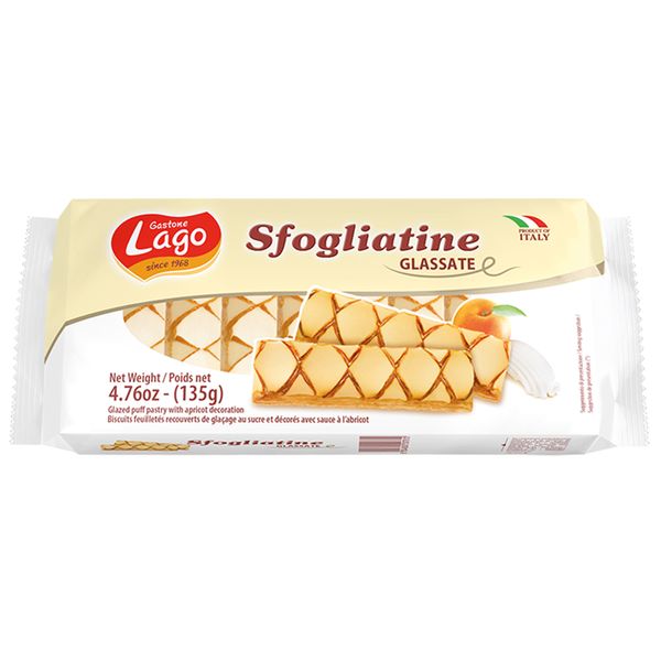 Biscoito Sfogliatine Glassate Lago 135g