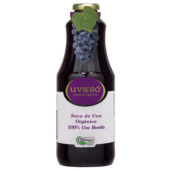 Suco Orgânico de Uva Só - 1L