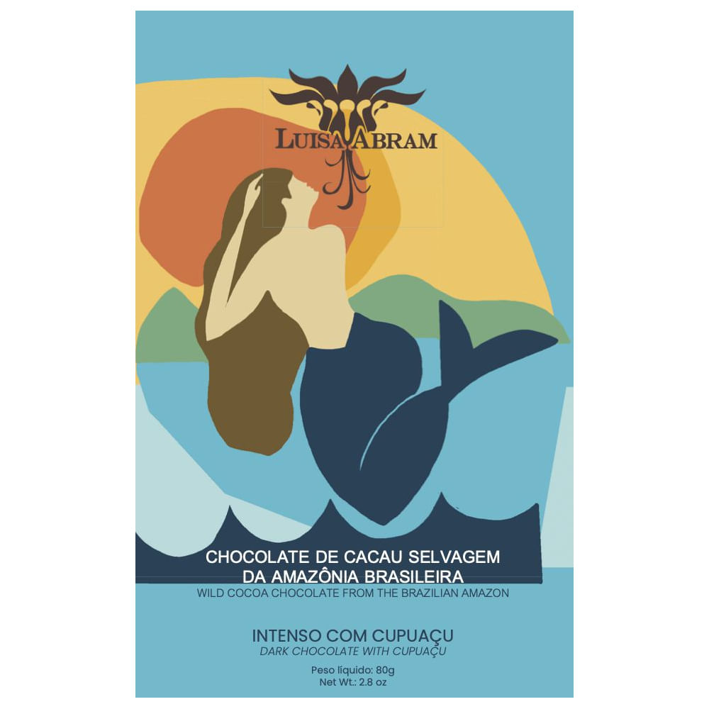 Chocolate Intenso Com Cupuaçu Luisa Abram 80g