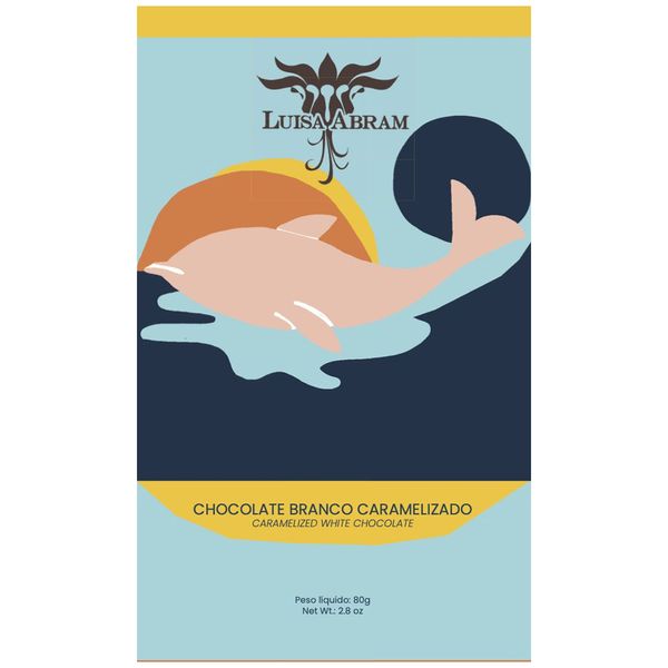 Chocolate Branco Caramelizado Luisa Abram 80g