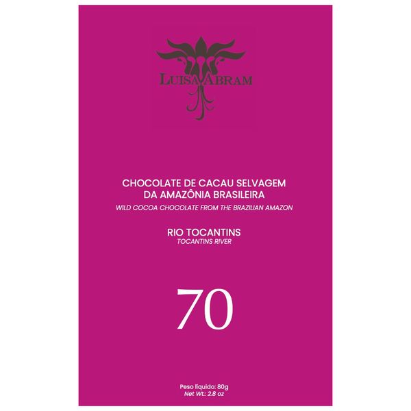 Chocolate Rio Tocantis 70% Luisa Abram 80g
