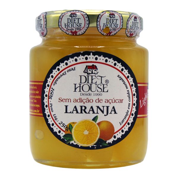 Compota de Laranja Sem Açúcar Diet House 250g