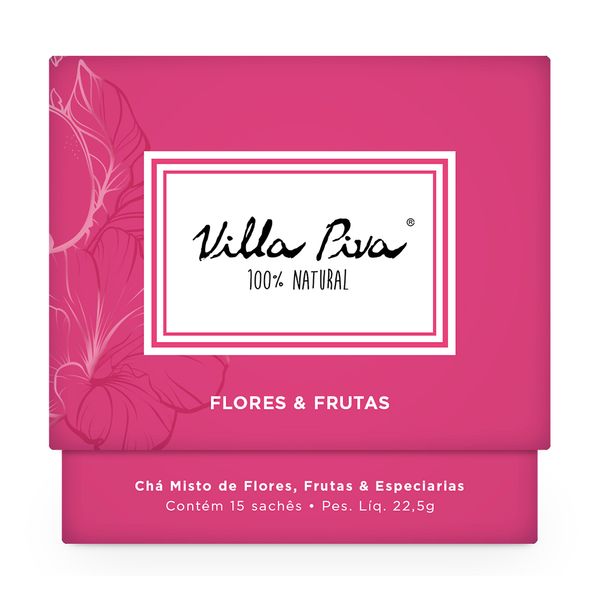 Chá Misto Flores e Frutas Villa Piva 22,5g