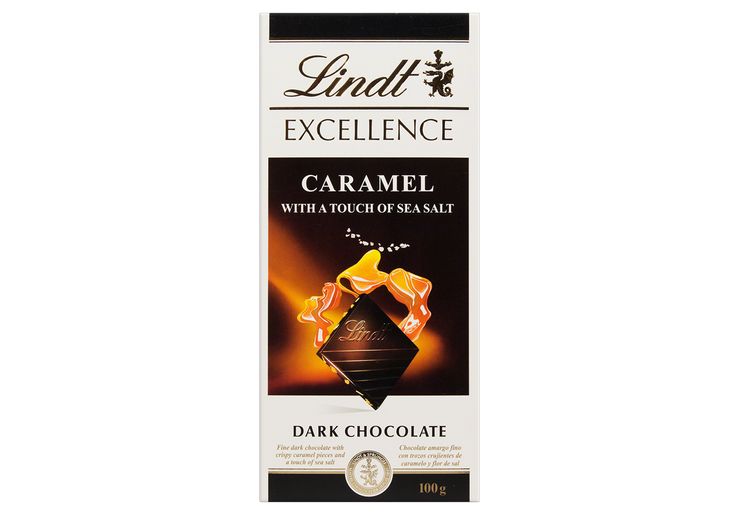 Chocolate Amargo Com Caramelo e Flor de Sal Excellence Lindt 100g - Casa  Santa Luzia