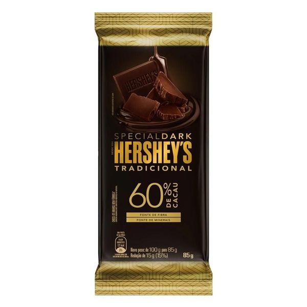 Chocolate Tradiconal 60% Cacau Special Dark Hershey's 85g