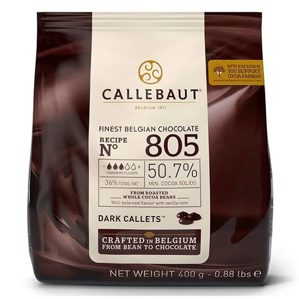 Chocolate 50,7% Callebaut 400g