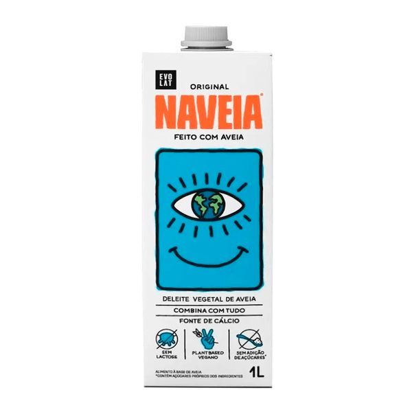 Leite de Aveia Vegano Sem Lactose Naveia 1L
