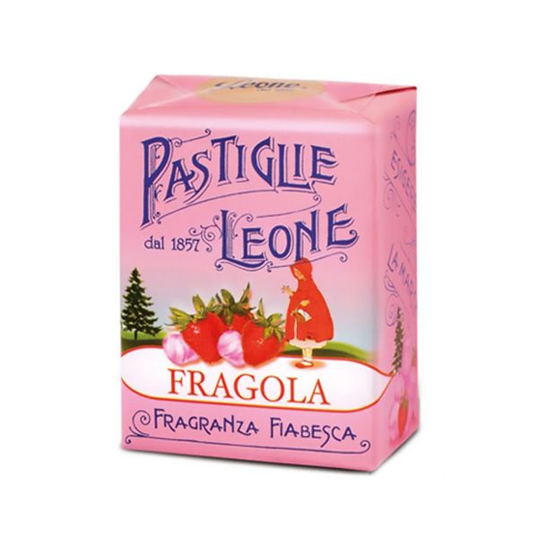Pastilha Morango Vegetariana Leone – 27g