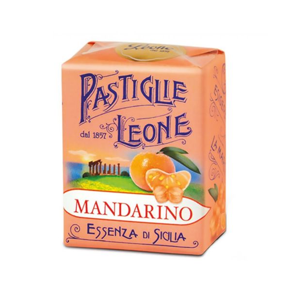 Bala Pastilha Vegetal Tangerina Leone – 27g