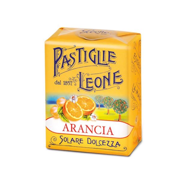 Bala de Laranja Vegana Leone 30g