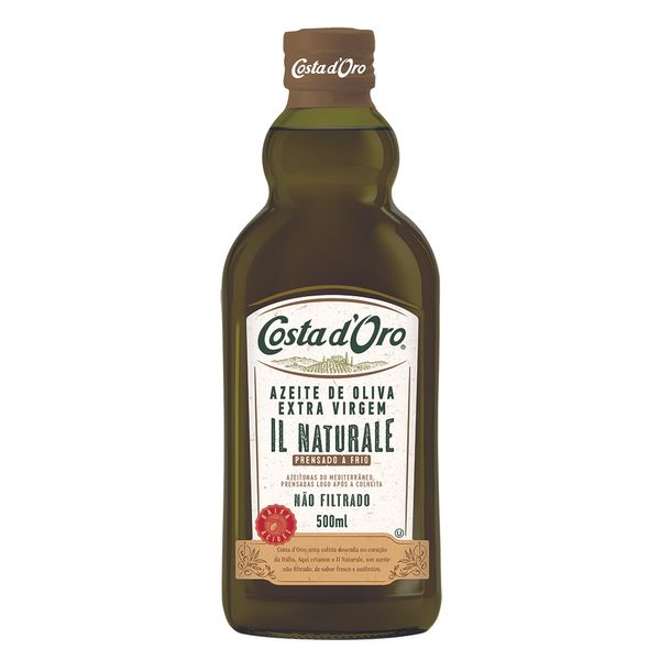 Azeite Extravirgem Costa D’Oro Naturale 500ml