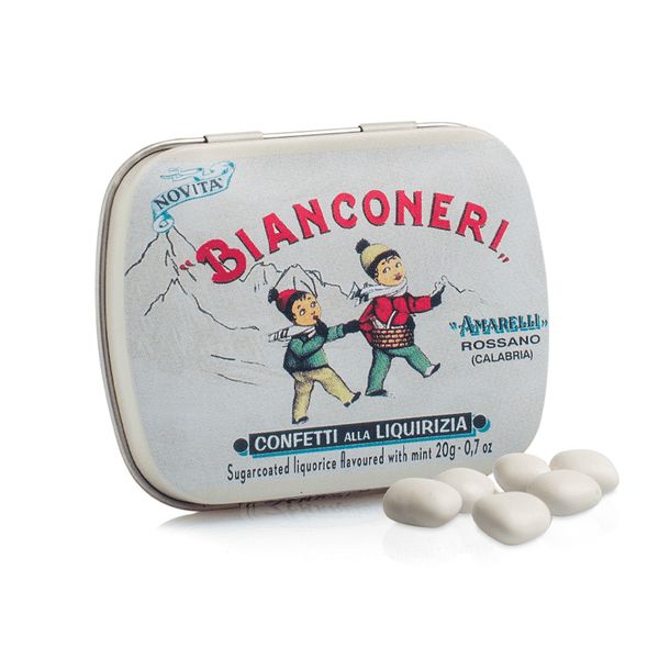 Bala de Alcaçuz Amarelli Bianconeri – 20g