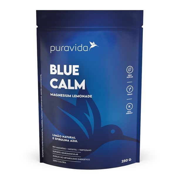Suplemento Alimentar Vegano Puravida Blue Calm – 250g