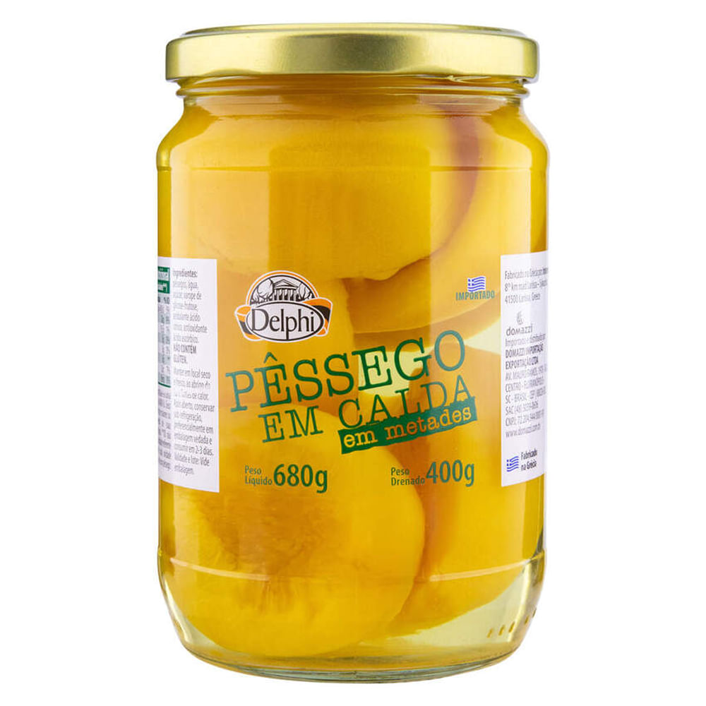 Pêssego em Calda Delphi 680g
