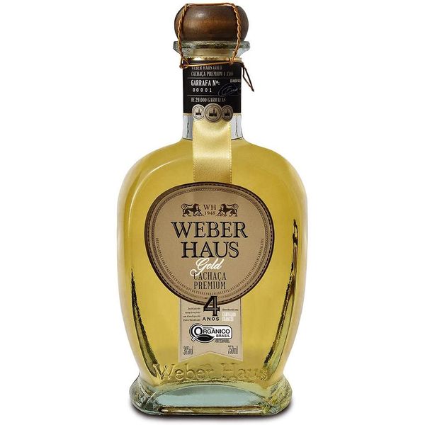 Cachaça Weber Haus Premium Gold Orgânica 750ml