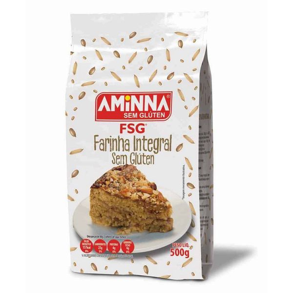 Farinha Integral Sem Glúten Aminna 500g