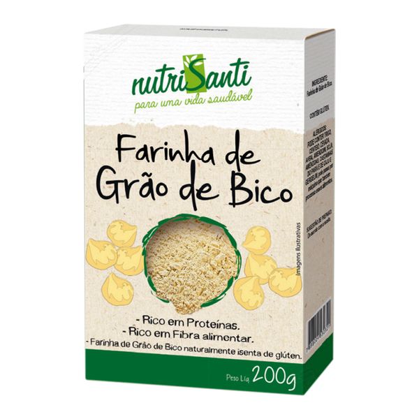 Farinha de Grão de Bico NutriSanti 200g