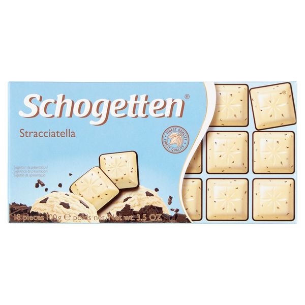Chocolate Branco Com Lascas de Cacau Schogetten 100g