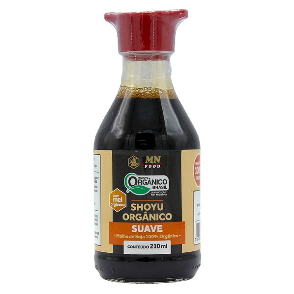 Molho Shoyu Suave Orgânico Mn Food 210ml