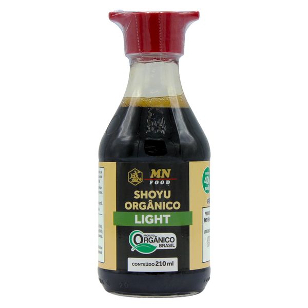 Molho Shoyu Light Orgânico Mn Food 210ml