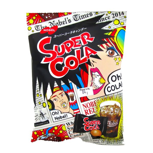Bala Super Cola Candy Nobel 88g