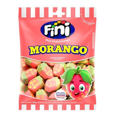 Marshmallows de Morango Fini 80g
