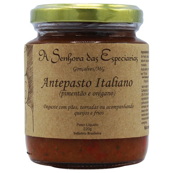 Antepasto Italiano A Senhora das Especiarias 220g