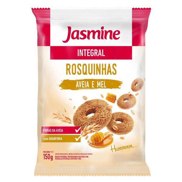 Rosquinhas Integrais Aveia e Mel Jasmine 120g