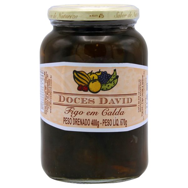 Figo em Calda Doces David 670g