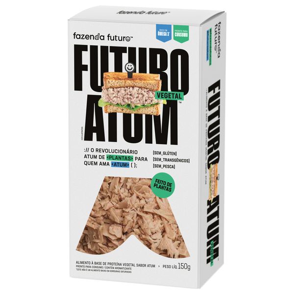 Atum Vegetal Sem Glúten Vegano Fazenda Futuro 150g