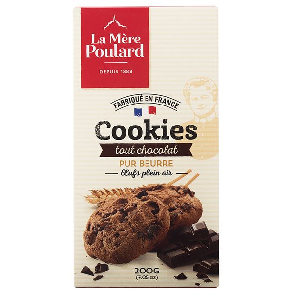 Cookies de Chocolate Com Gotas de Chocolate La Mère Poulard 200g