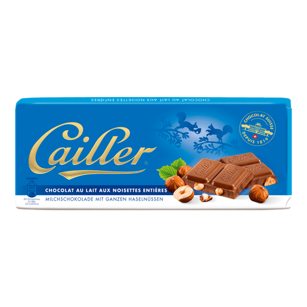 Chocolate ao Leite Com Avelãs Cailler 100g